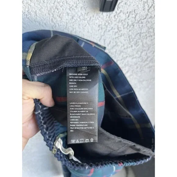 Urban Outfitters Paige Pleated Cropped Straight Leg Trouser- Small- Multicolored - Picture 9 of 10